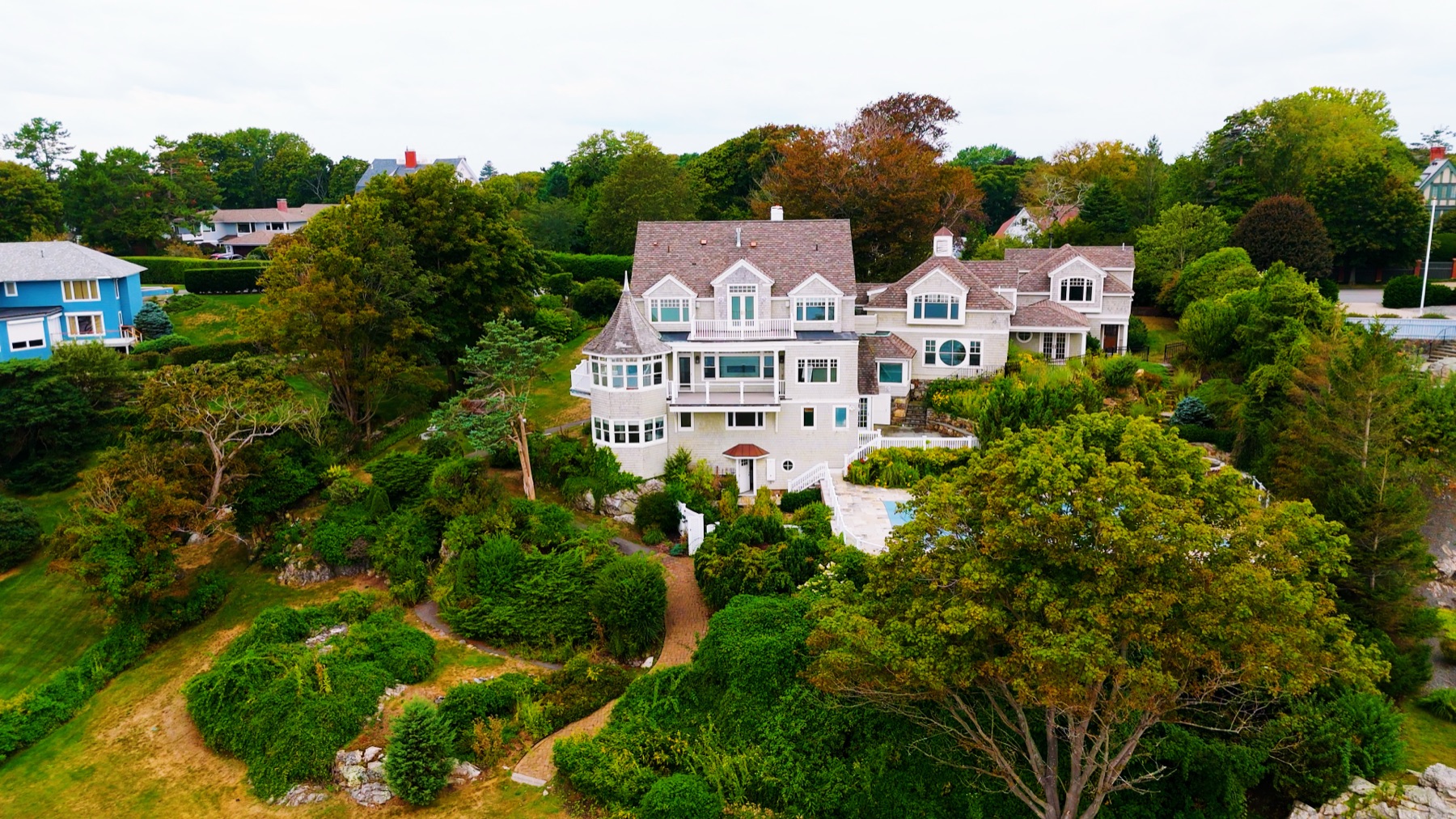 349 Ocean Ave — Aerial Exterior